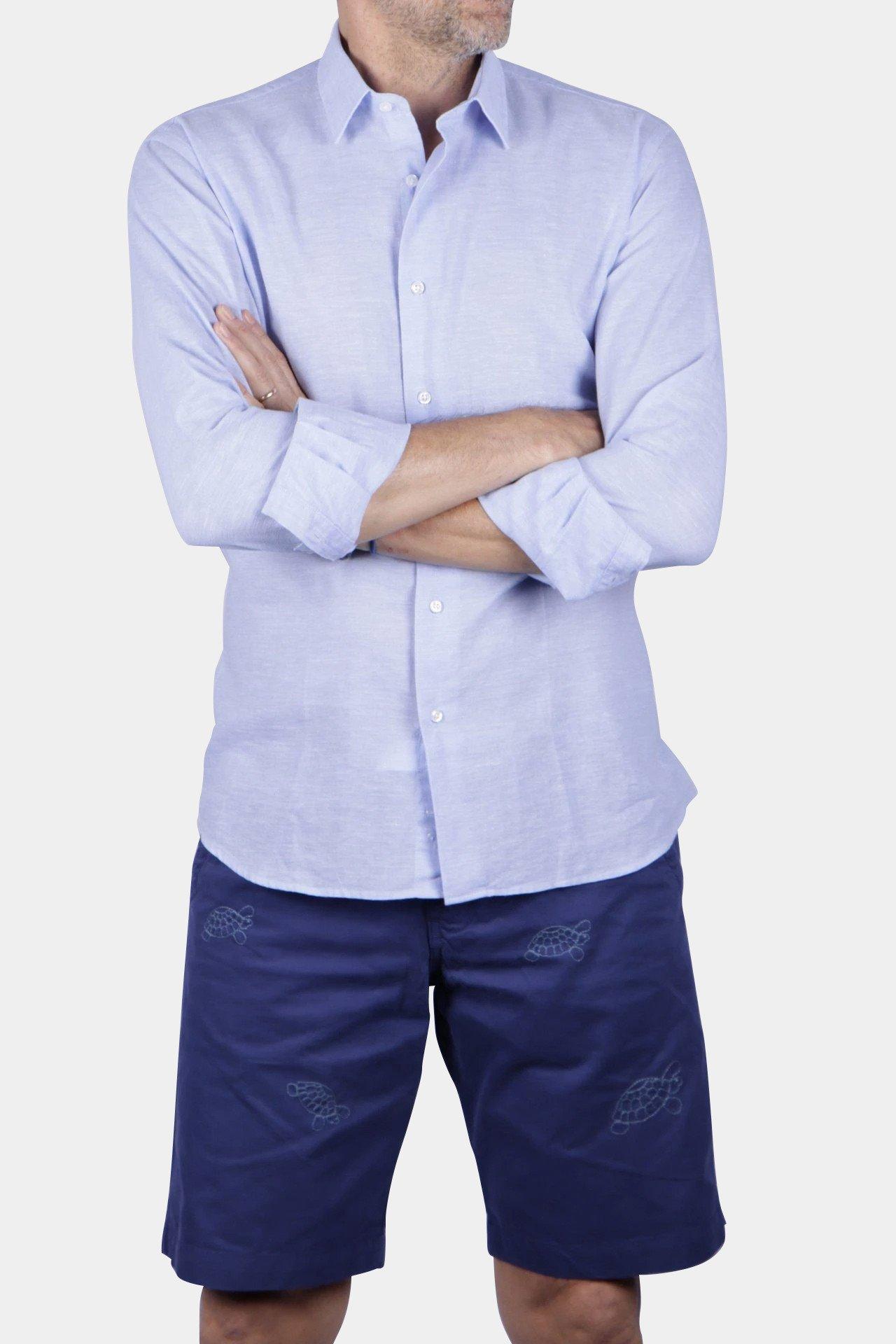 Image of Copy Of Amalfi-shirt Herren Hellblau XL