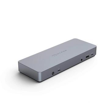 HD-GD1000 Notebook-Dockingstation & Portreplikator Kabelgebunden USB 3.2 Gen 2 (3.1 Gen 2) Type-C Silber