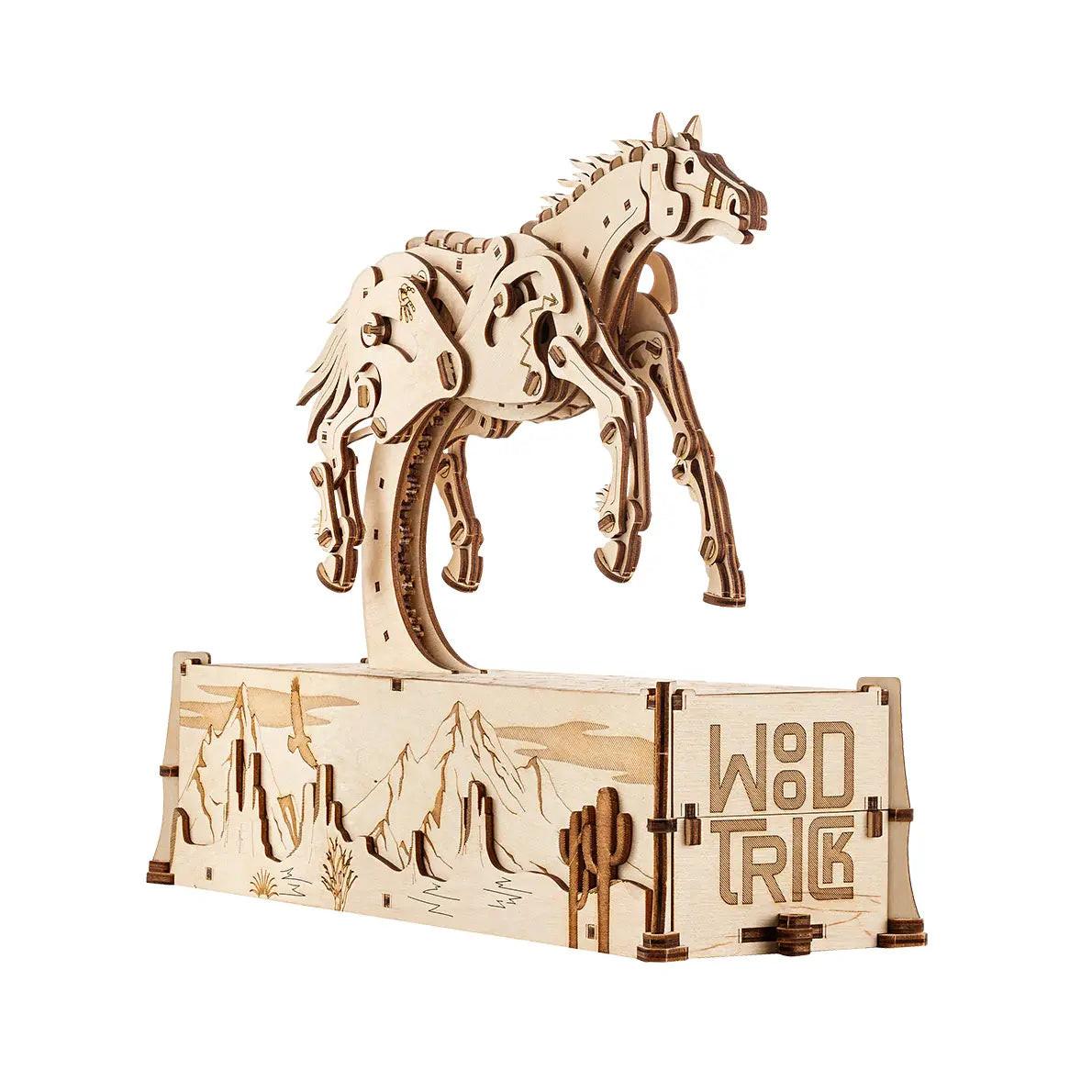 Wood Trick  Mustang - Kit de construction en bois 3D 