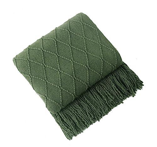 Image of Wohndecke, weiche Strick-Wolldecke, Quasten-Kuscheldecke, Sofadecke, Schlafdecke Wohndecke, weiche Strick-Wolldecke, Quasten-Kuscheldecke, Sofadecke, Schlafdecke