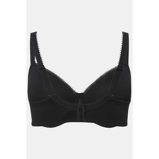 Ulla Popken Reggiseno con Ferretto Coppe Spacer Motivo Jacquard  