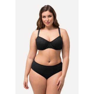 Ulla Popken Reggiseno con Ferretto Coppe Spacer Motivo Jacquard  