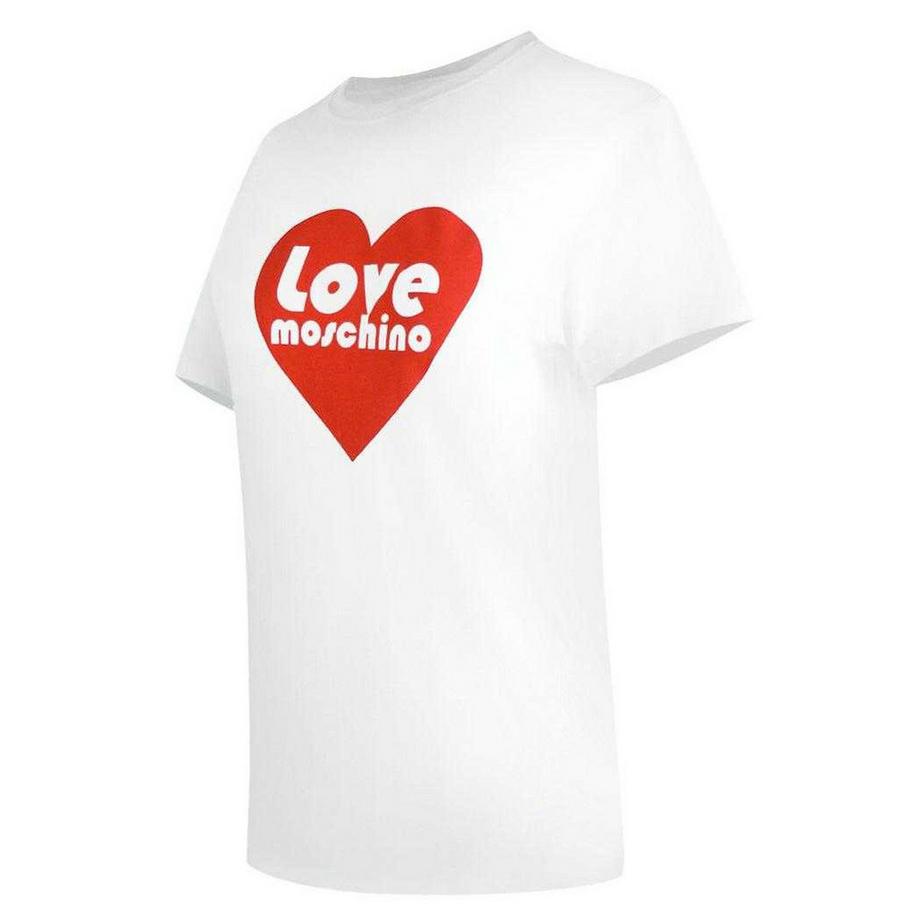 LOVE MOSCHINO T-Shirt à Imprimé Cœur  