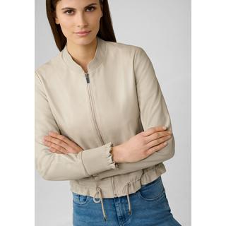 RICANO  Veste en cuir  Lilly, cropped avec cordon de serrage 