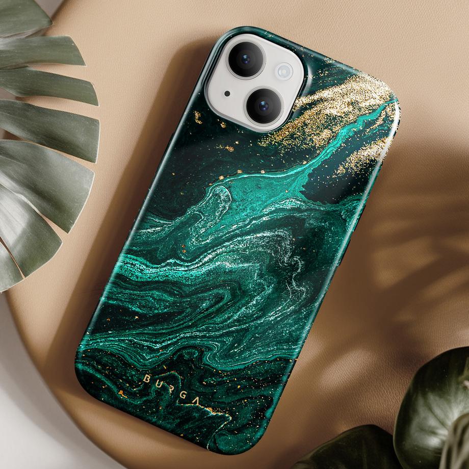 Burga  Coque Burga Emerald Pool Vert iPhone 14 