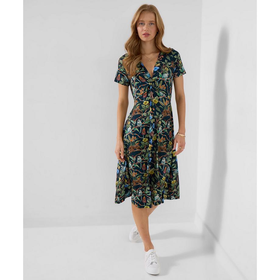 Joe Browns Jerseykleid Knotendetail Printmix  