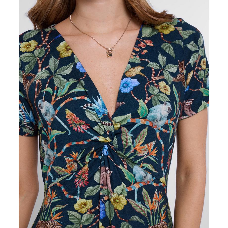 Joe Browns Jerseykleid Knotendetail Printmix  