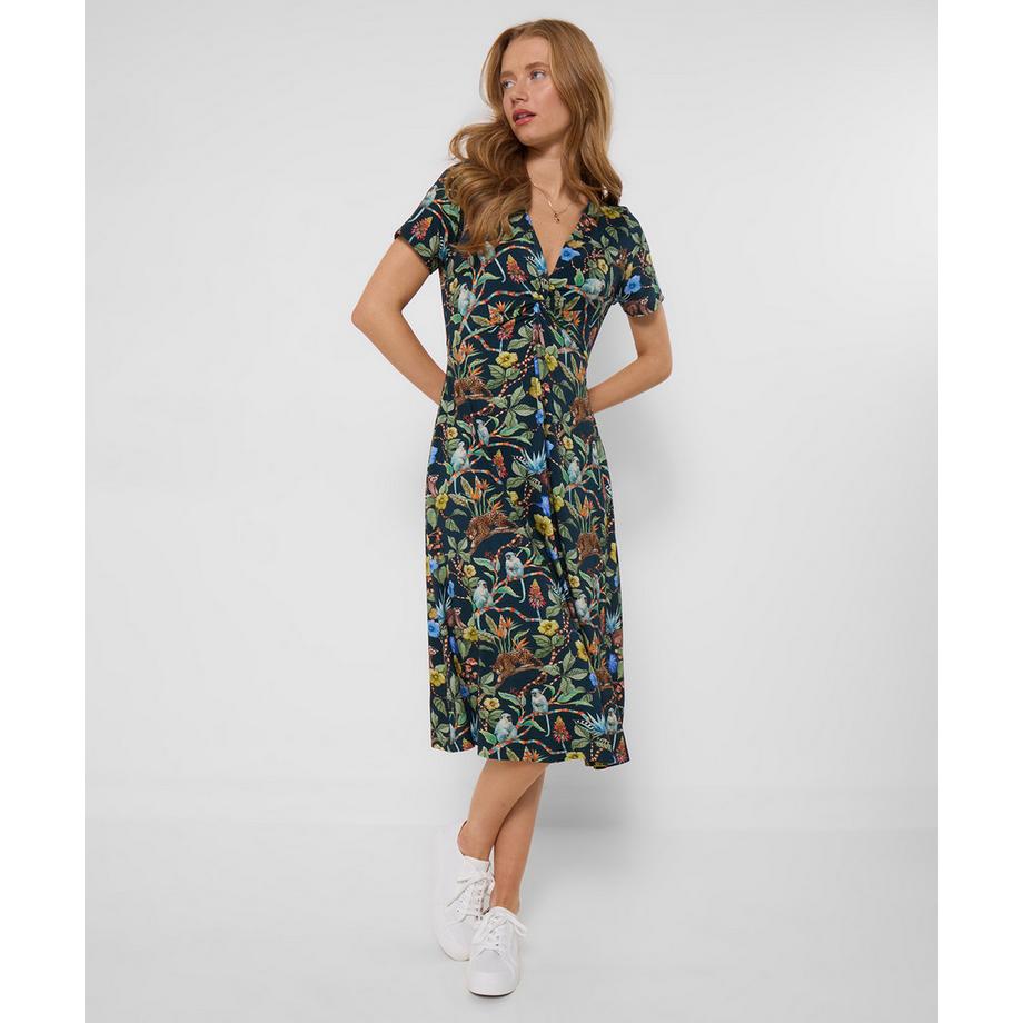 Joe Browns Jerseykleid Knotendetail Printmix  