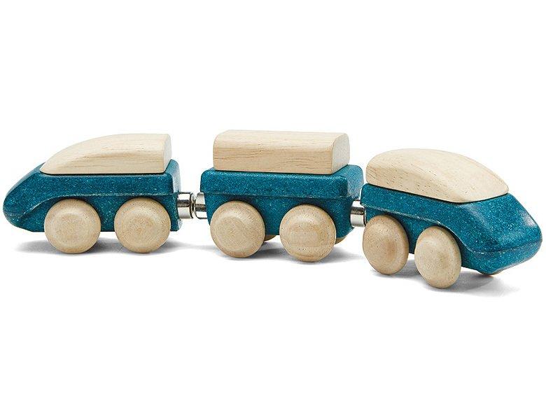 Image of PlanToys Holzspielzeug Hybrid-Zug