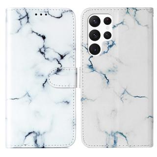 Cover-Discount  Galaxy S24 Ultra - Leder Etui Hülle Marble 