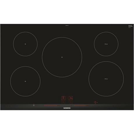 Siemens Siemens EH875LVC1E Kochfeld Schwarz, Edelstahl Integriert Zonen-Induktionskochfeld 5 Zone(n)  