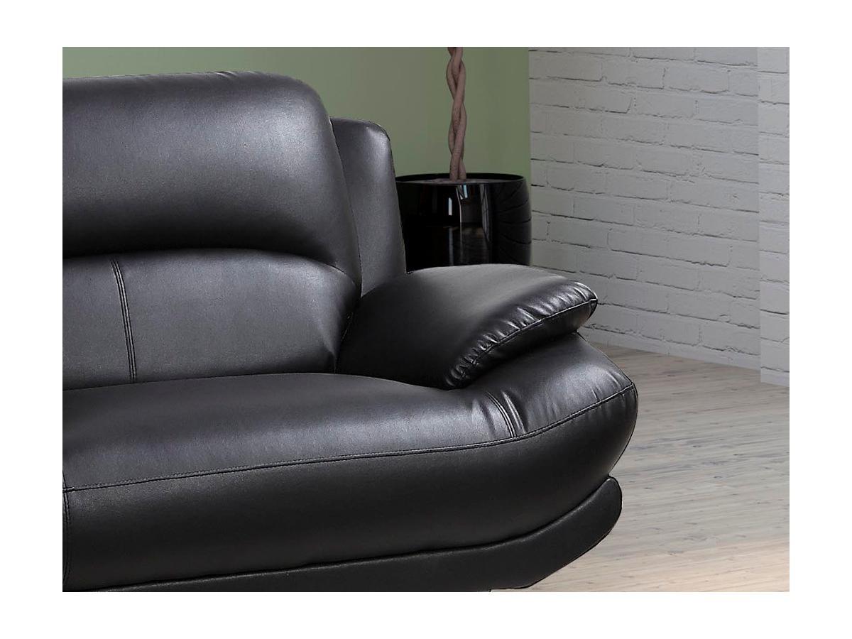 Vente-unique Sofa 3Sitzer MUSKO  