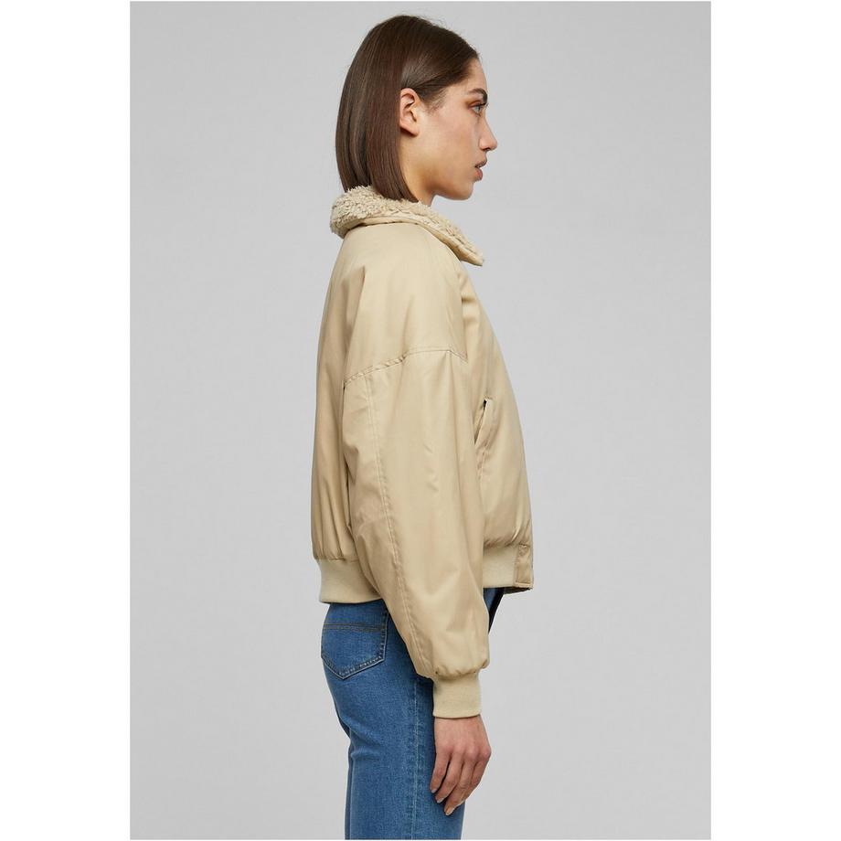 URBAN CLASSICS Bomberjacke mit Teddykragen  