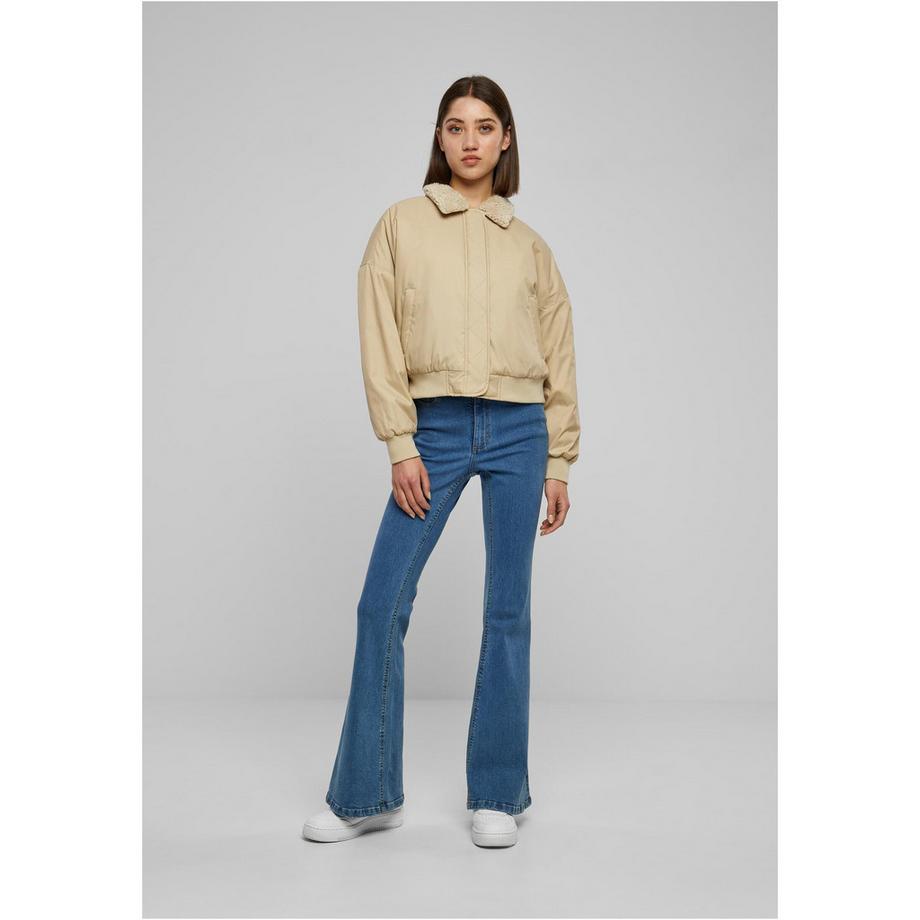 URBAN CLASSICS Bomberjacke mit Teddykragen  