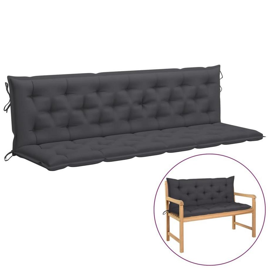 Coussin de banc de jardin tissu