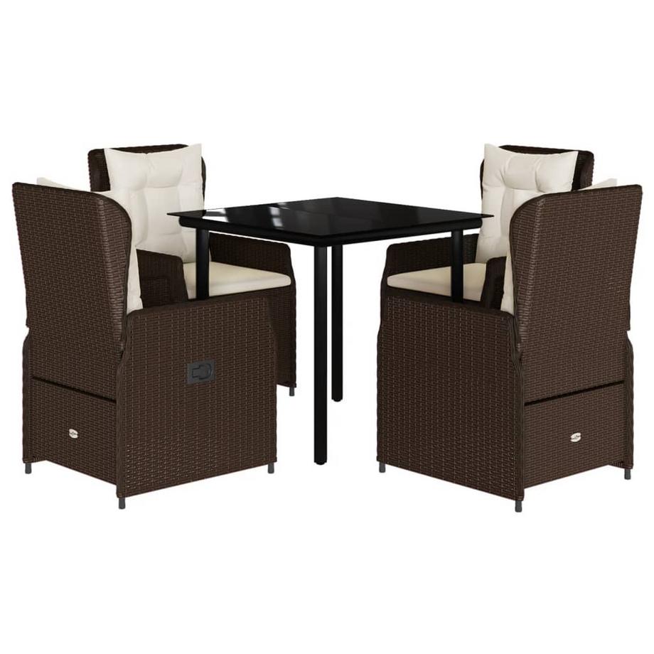 VidaXL Garten essgruppe poly-rattan  
