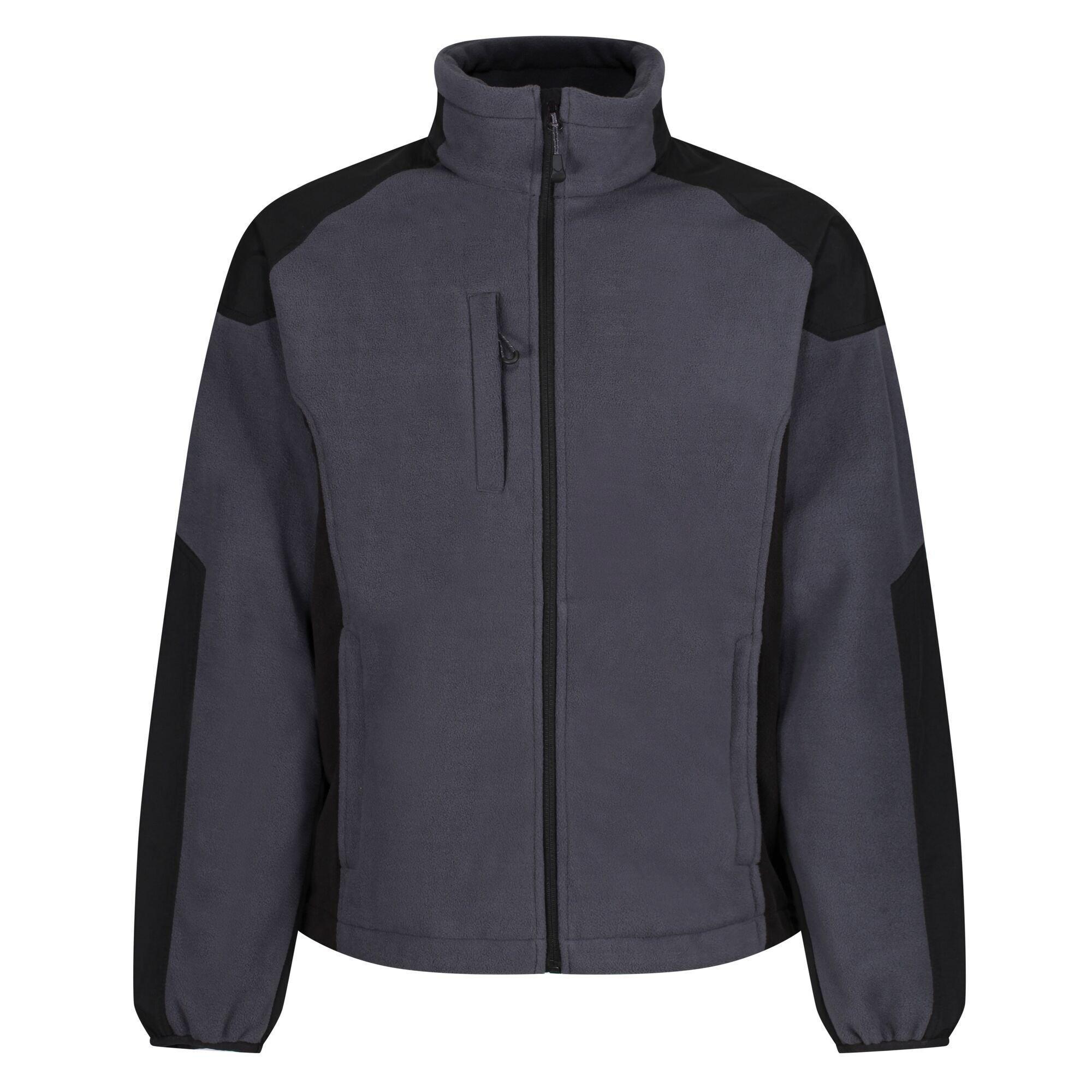Image of Broadstone Fleecejacke Herren Grau XL
