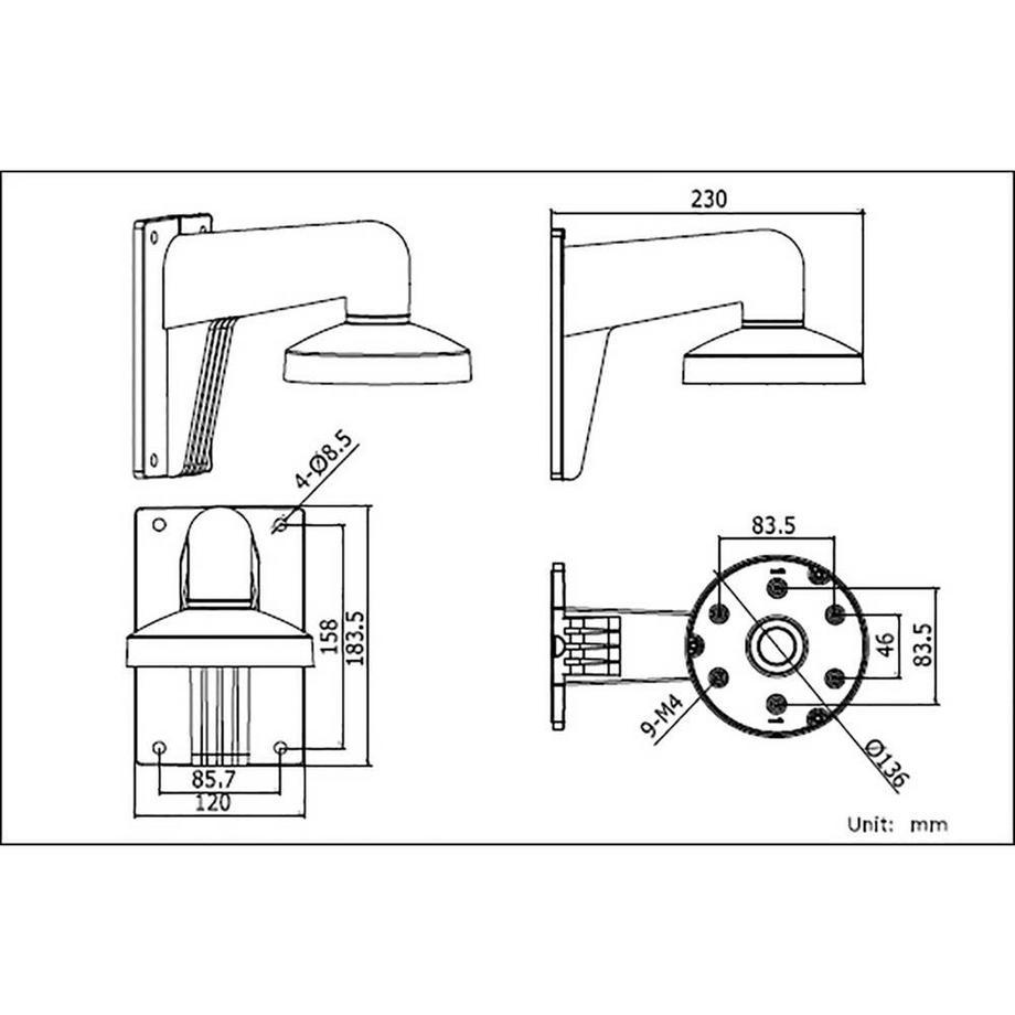 HIKVISION  HIKVISION Wandhalter für diverse -Kameras 