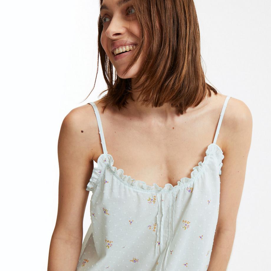 La Redoute Collections Nuisette en Coton Motif Plumetis  