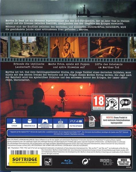 GAME  Martha is Dead Standard Englisch PlayStation 4 