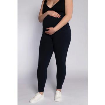 Legging Bellieva avec taille élastique large, coupe Skinny. Coton bio, GOTS