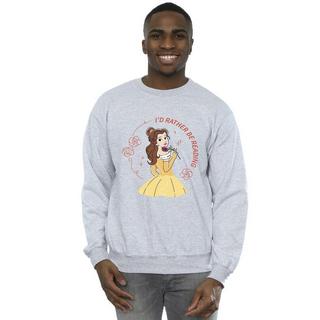 Disney  Beauty And The Beast I'd Rather Be Reading Sweatshirt 