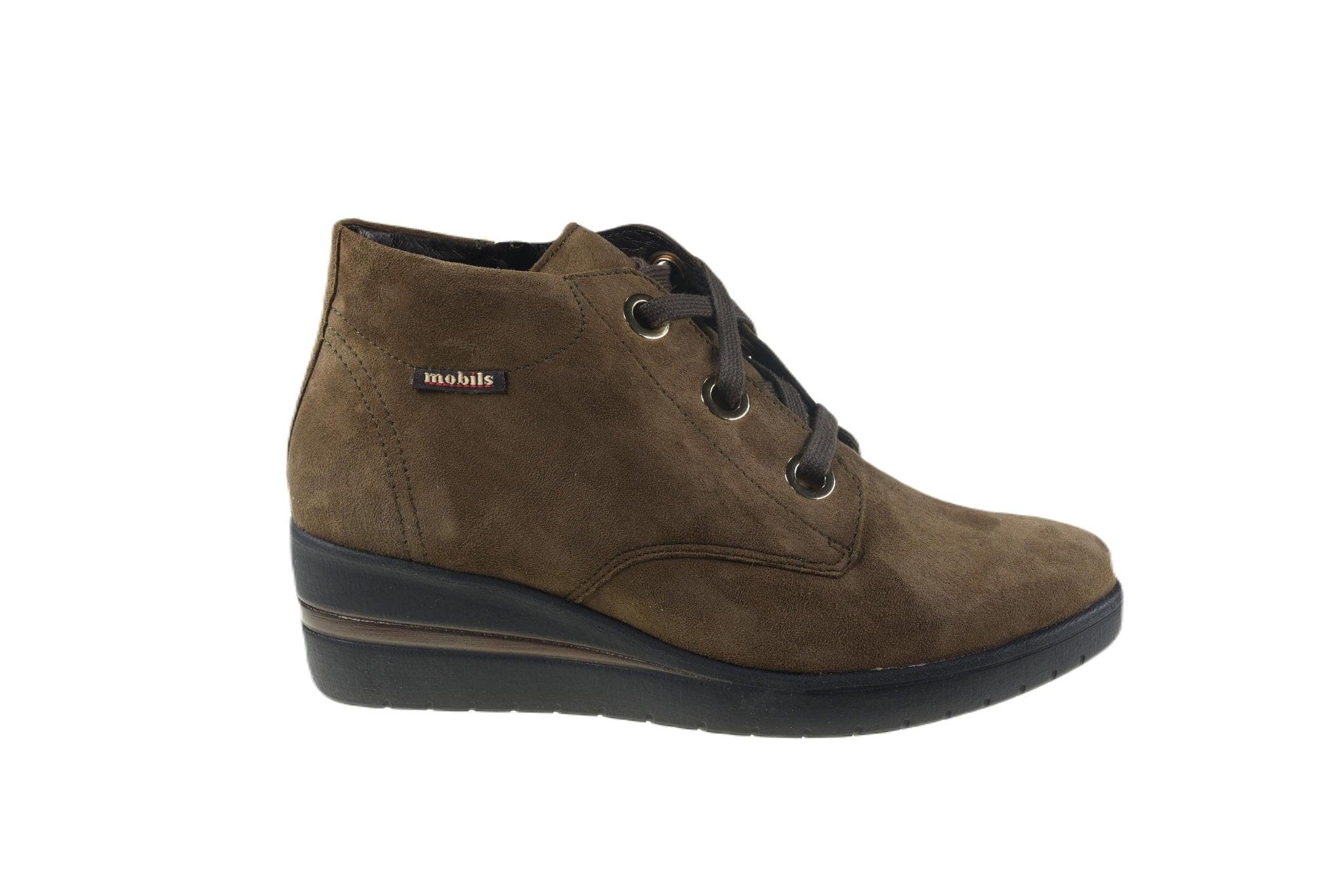 Image of Peryne - Wildleder Stiefelette Unisex Grün 35.5