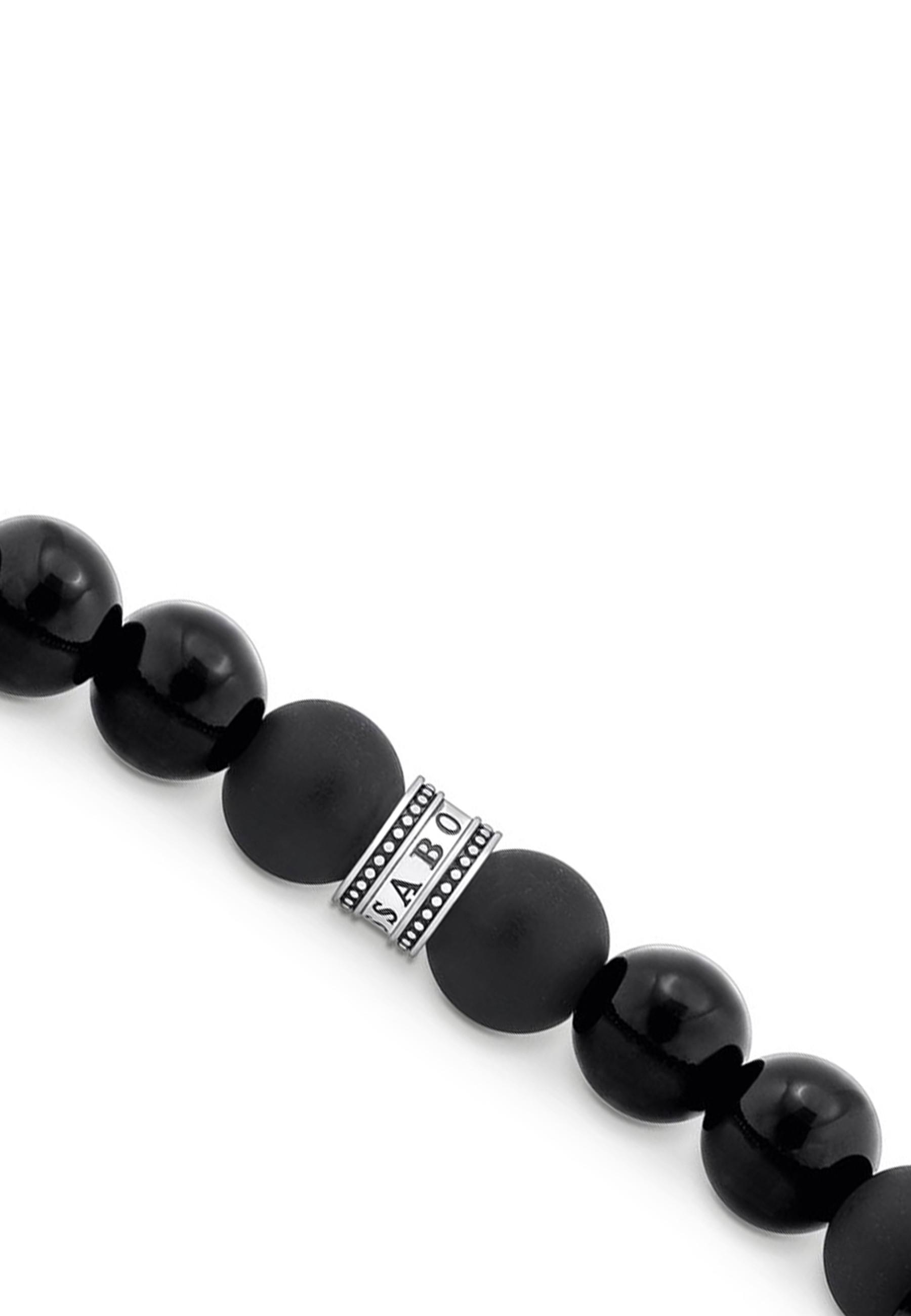 Thomas Sabo  Bracelet Obsidien Noir 