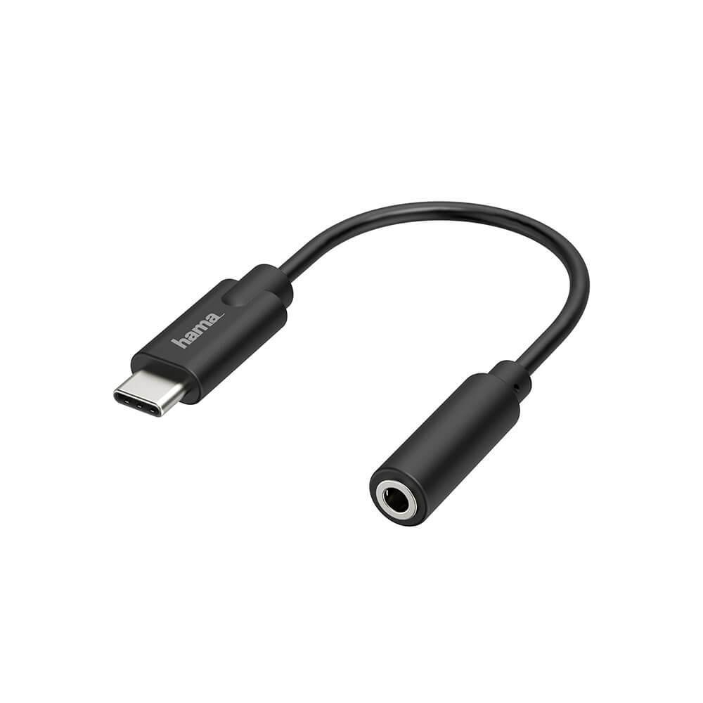 hama  Audio-Adapter, USB-C-Stecker - 3,5-mm 
