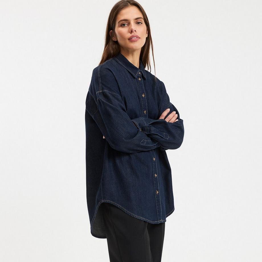 Denim-Hemd