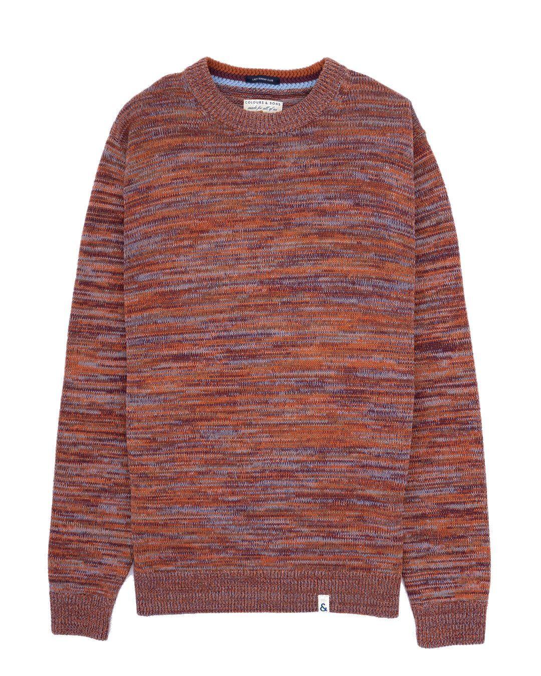 Colours & Sons  Pullover Roundneck-Mouliné 