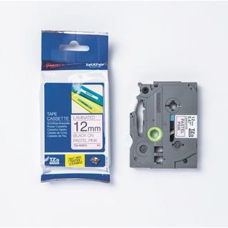 brother  Nastro pastello Brother TZe TZe-MQE31 Colore Nastro: Rosa pastello Colore carattere:Nero 12 mm 4 m 