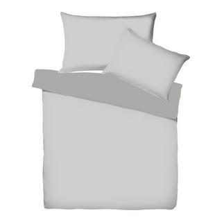 Living Home Uni Satin Doubleface Set de linge de lit  