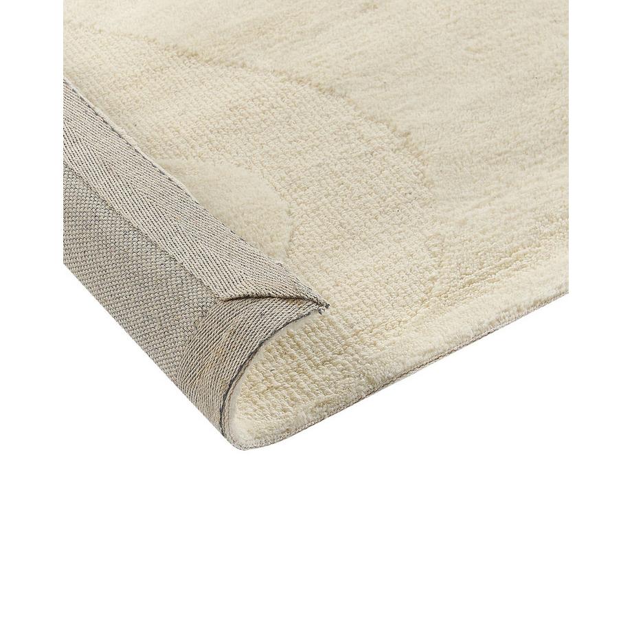 Beliani Teppich aus Wolle Skandinavisch SASNAK  