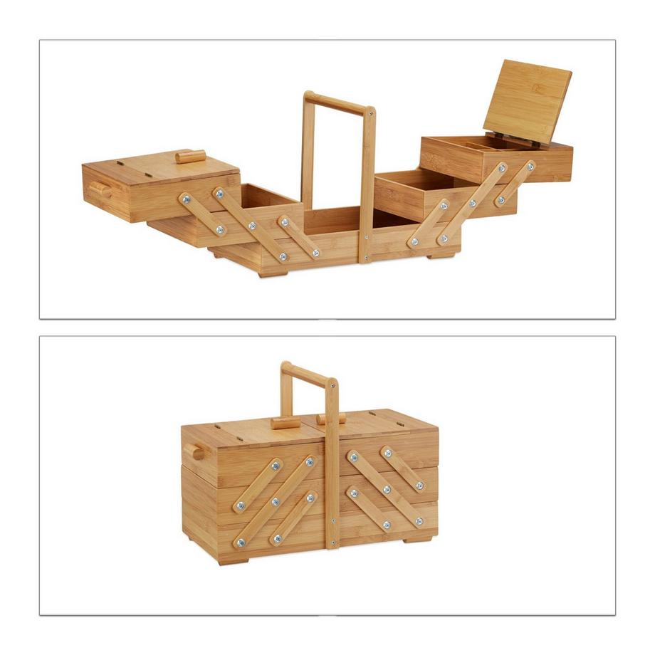 B2X Sybox Bamboo XXL viele Fächer  