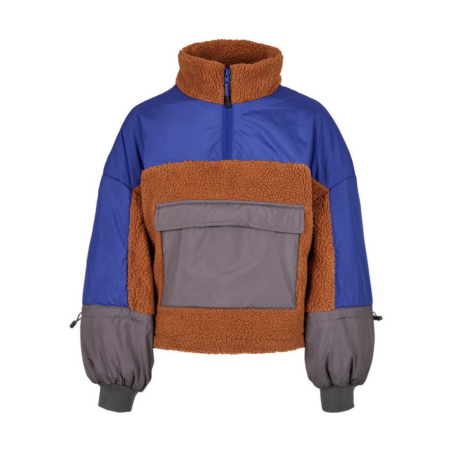 URBAN CLASSICS Urban Hiking Classics Sherpa Giacca Tricolore  