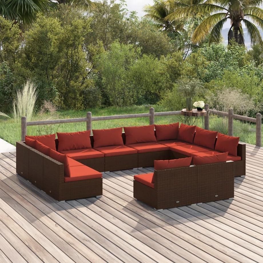 VidaXL set lounge giardino  