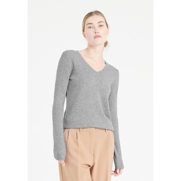 Maglione con scollo a V - 100% cashmere LILLY 2