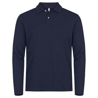 Clique Premium Langarm Poloshirt  