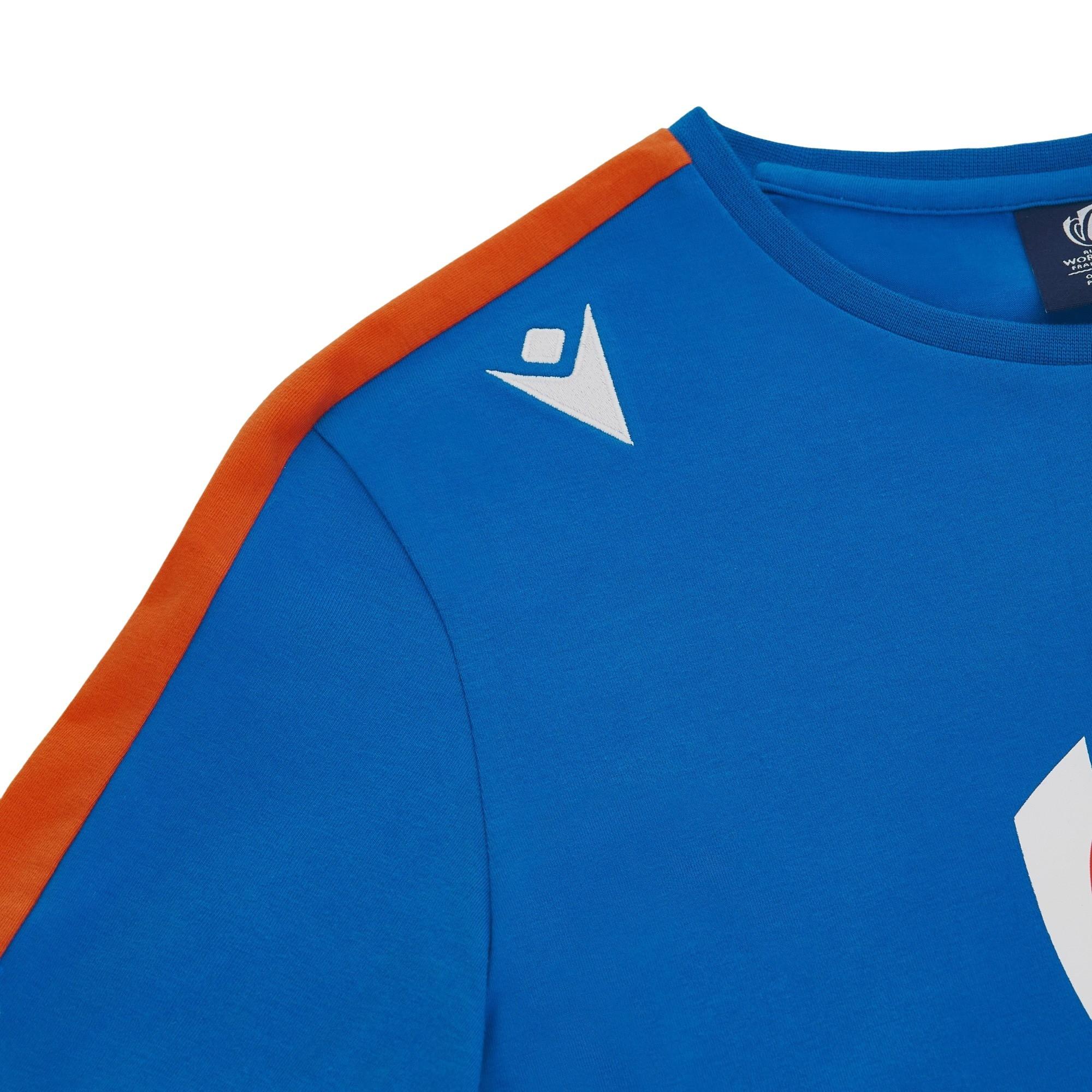 macron T-Shirt Polycotone Donna RWC France 2023  
