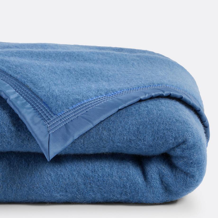 Couverture laine vierge Woolmark 600 g/m²