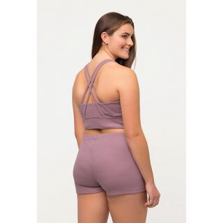 Ulla Popken  Bustier, Rippjersey, Carree-Ausschnitt, Biobaumwolle 