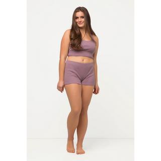 Ulla Popken  Bustier, Rippjersey, Carree-Ausschnitt, Biobaumwolle 