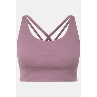 Ulla Popken  Bustier, Rippjersey, Carree-Ausschnitt, Biobaumwolle 