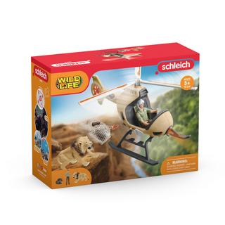 Schleich  Schleich Safari - Reddingshelikopter Voor Dieren 42476 