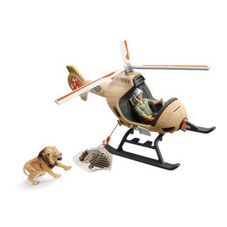 Schleich  Schleich Safari - Reddingshelikopter Voor Dieren 42476 