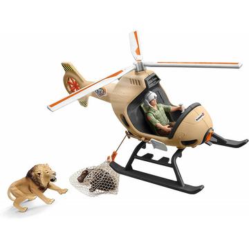 Schleich Safari - Reddingshelikopter Voor Dieren 42476