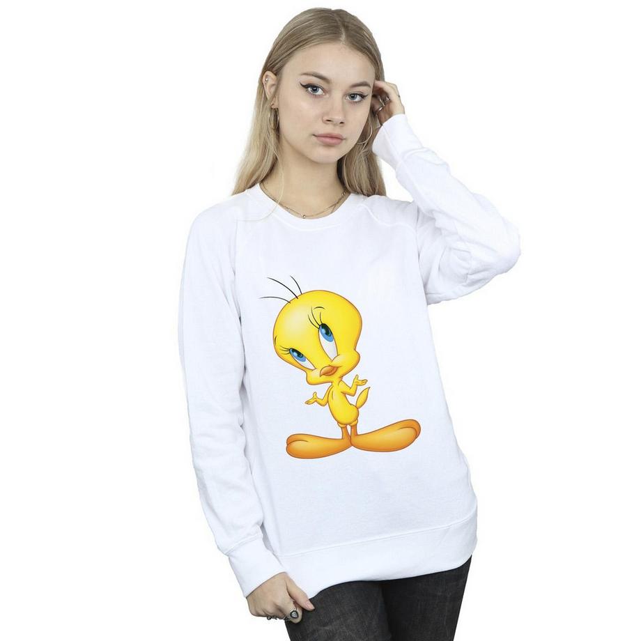 LOONEY TUNES Tweety Bird Sweatshirt Imprimé Graphique  