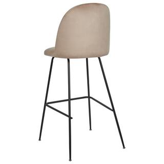 Beliani Set di 2 sedie alte en Velluto Moderno ARCOLA  