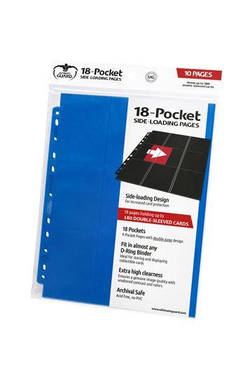 Ultimate Guard  Ultimate Guard 18-Pocket Pages Side-Loading Blau (10) 